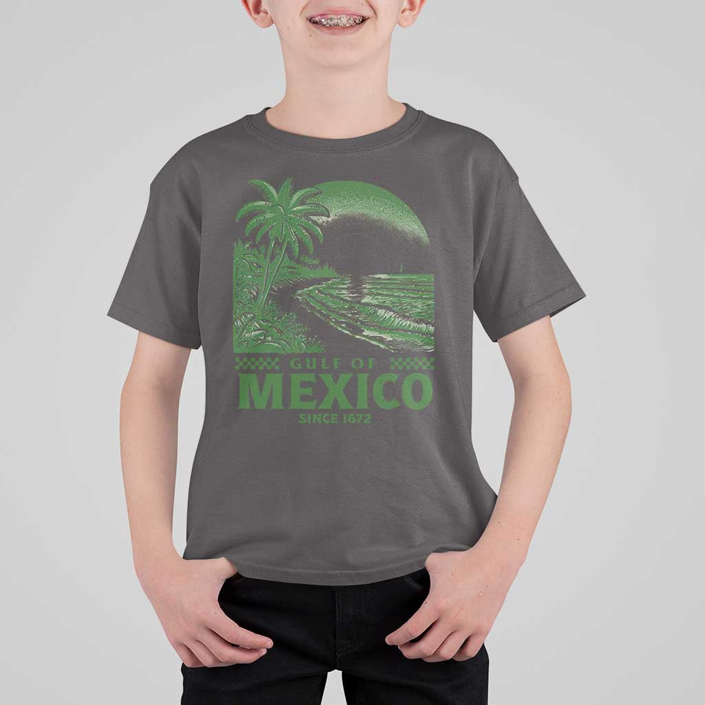 Gulf of Mexico Since 1672 T Shirt For Kid Retro Vintage Mexican Beach Forever