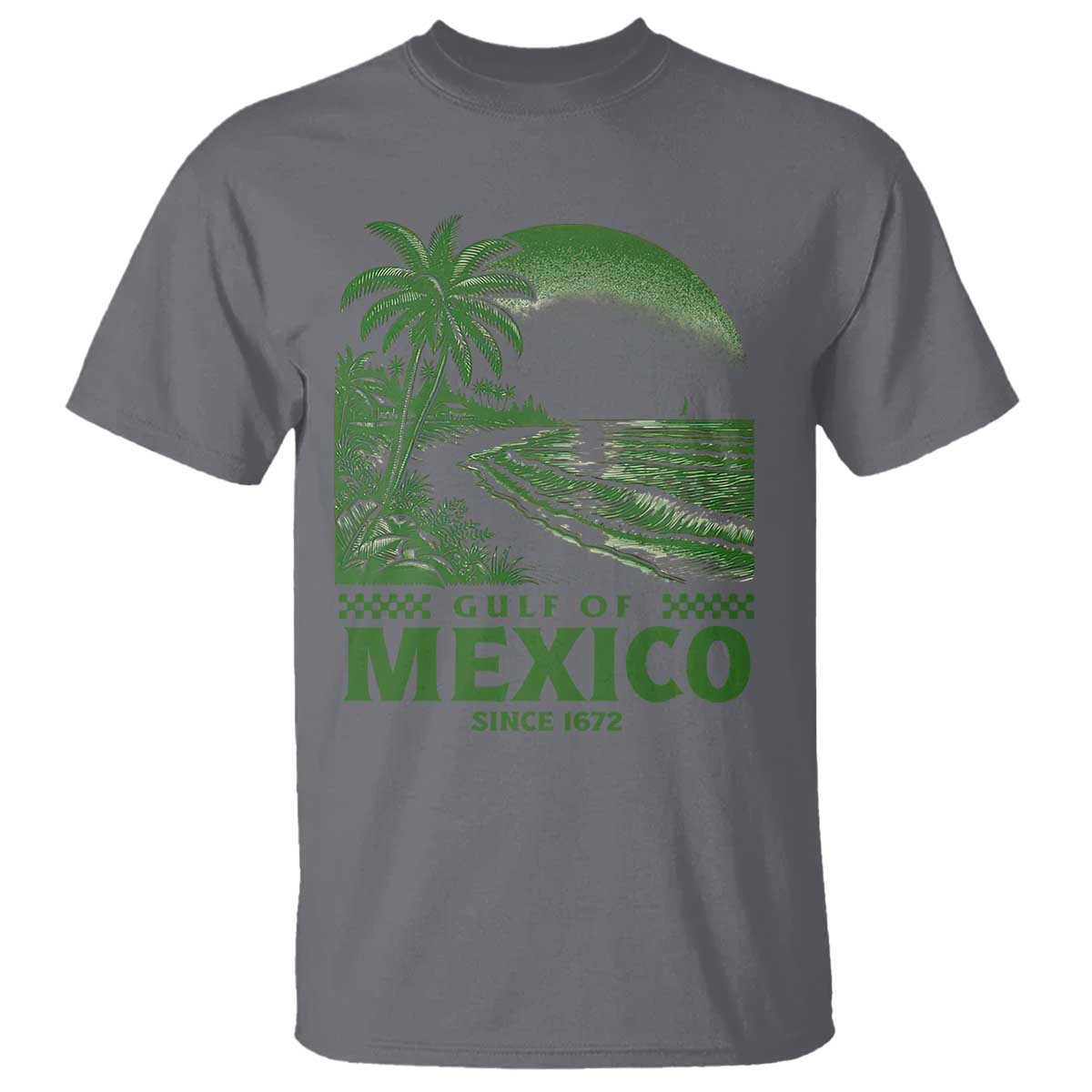 Gulf of Mexico Since 1672 T Shirt Retro Vintage Mexican Beach Forever