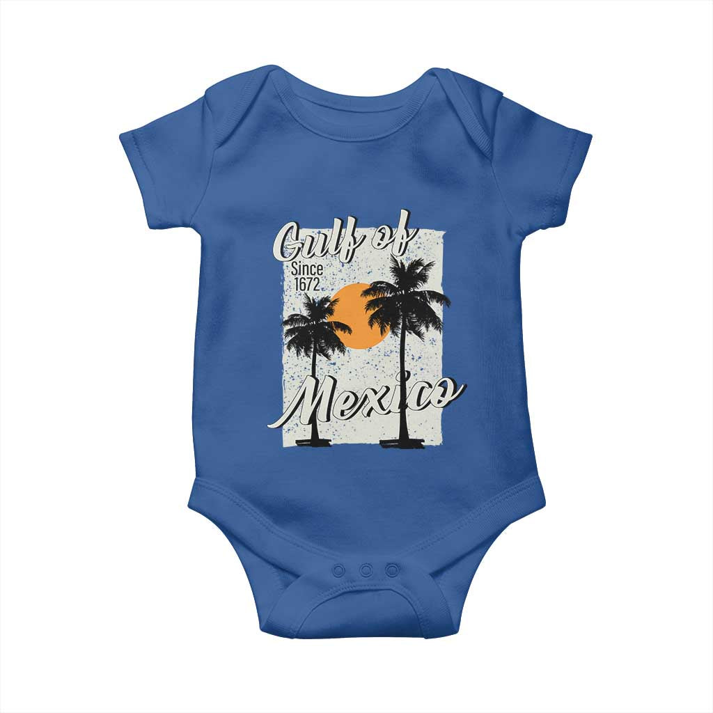 Gulf of Mexico Baby Onesie Since 1672 Beach Vibes