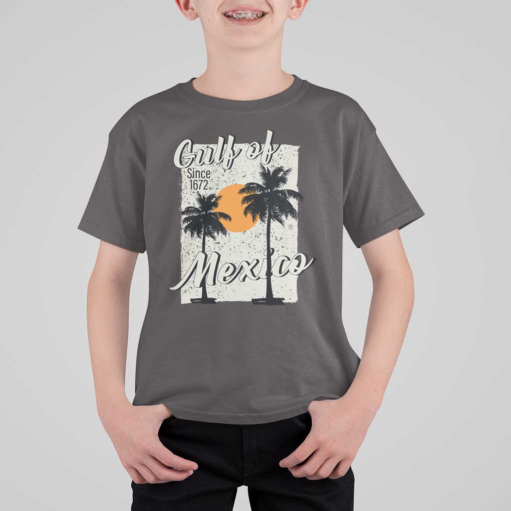 Gulf of Mexico T Shirt For Kid Since 1672 Beach Vibes