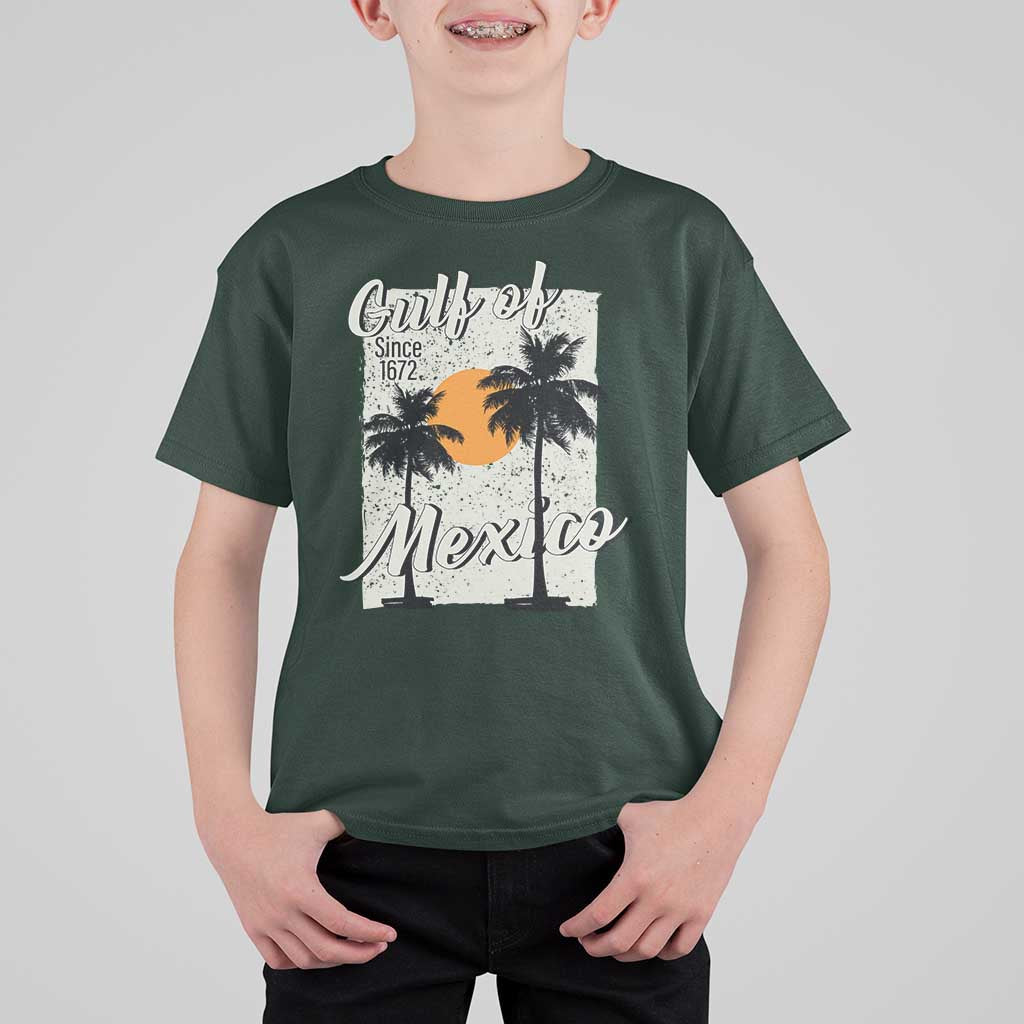 Gulf of Mexico T Shirt For Kid Since 1672 Beach Vibes
