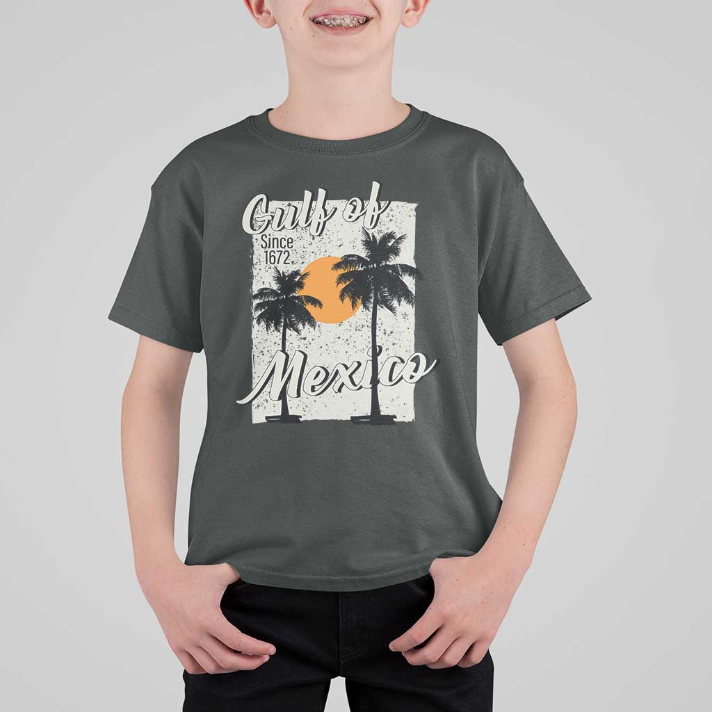 Gulf of Mexico T Shirt For Kid Since 1672 Beach Vibes