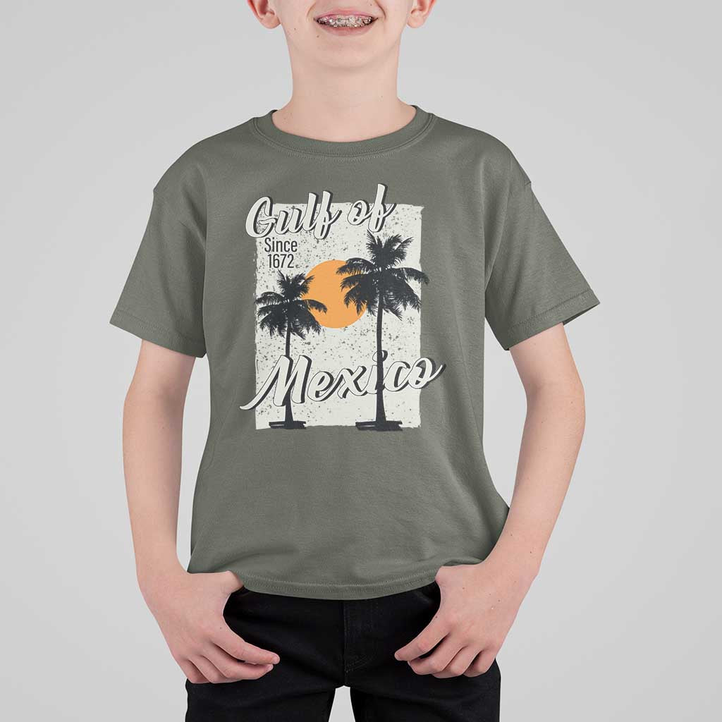 Gulf of Mexico T Shirt For Kid Since 1672 Beach Vibes