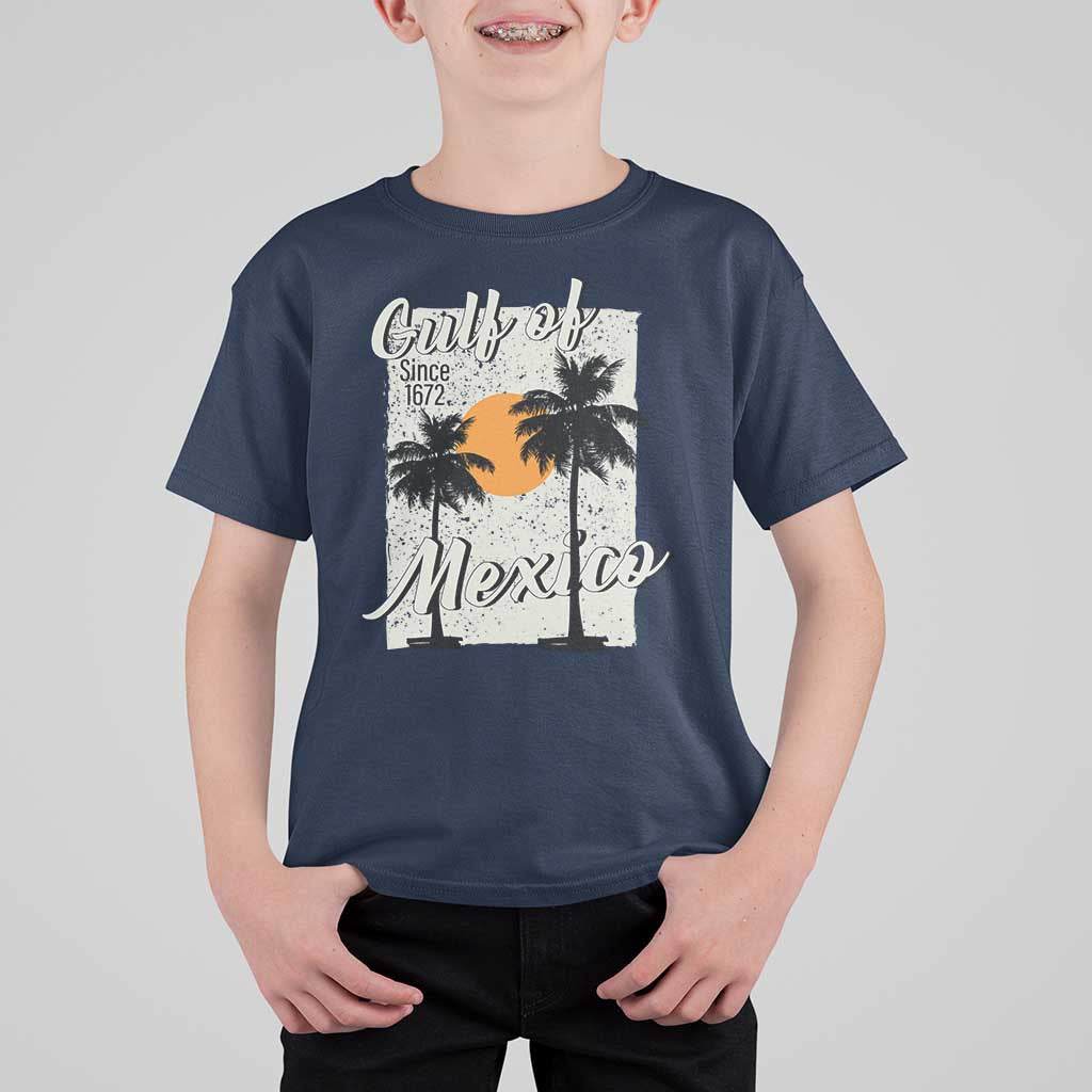 Gulf of Mexico T Shirt For Kid Since 1672 Beach Vibes