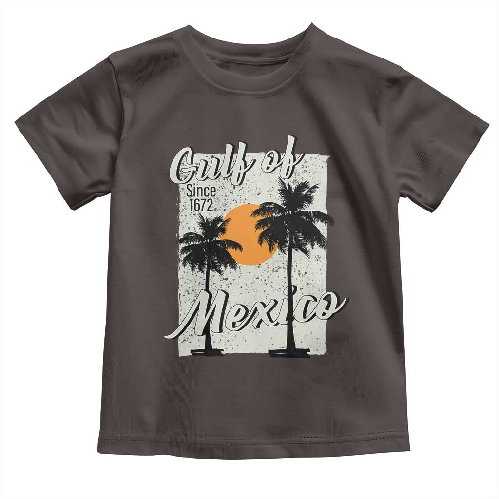Gulf of Mexico Toddler T Shirt Since 1672 Beach Vibes