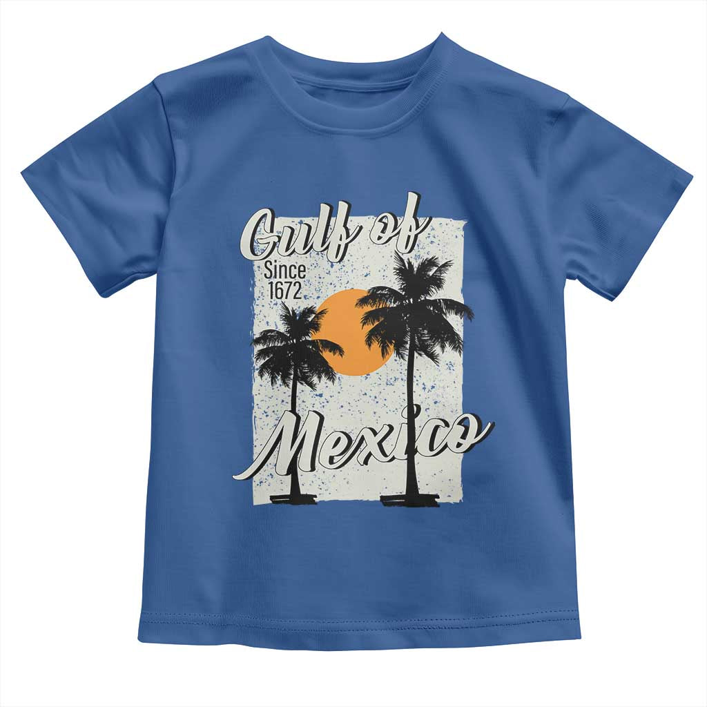 Gulf of Mexico Toddler T Shirt Since 1672 Beach Vibes