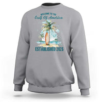 Welcome To America's Gulf Sweatshirt Established 2025 Retro Vintage Beach