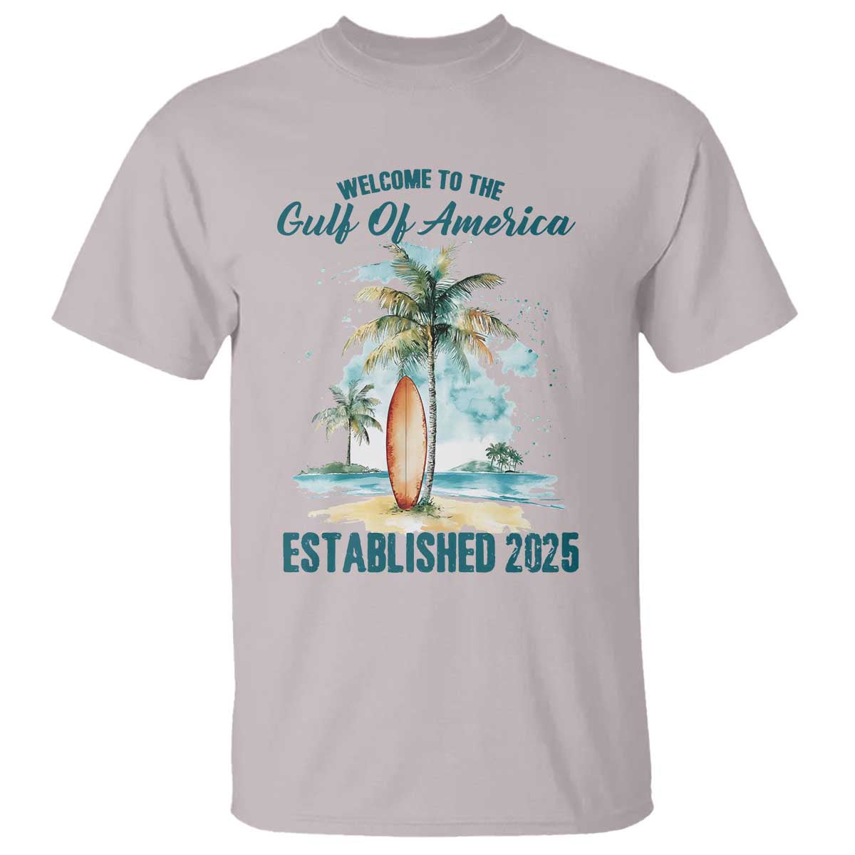 Welcome To America's Gulf T Shirt Established 2025 Retro Vintage Beach