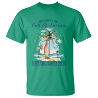 Welcome To America's Gulf T Shirt Established 2025 Retro Vintage Beach