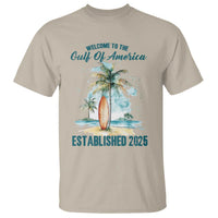 Welcome To America's Gulf T Shirt Established 2025 Retro Vintage Beach