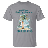 Welcome To America's Gulf T Shirt Established 2025 Retro Vintage Beach