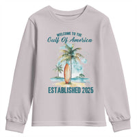 Welcome To America's Gulf Youth Sweatshirt Established 2025 Retro Vintage Beach