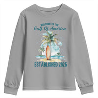 Welcome To America's Gulf Youth Sweatshirt Established 2025 Retro Vintage Beach
