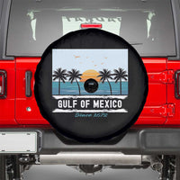 Gulf of Mexico Spare Tire Cover Retro Beach Vibes