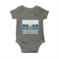 Gulf of Mexico Baby Onesie Retro Beach Vibes