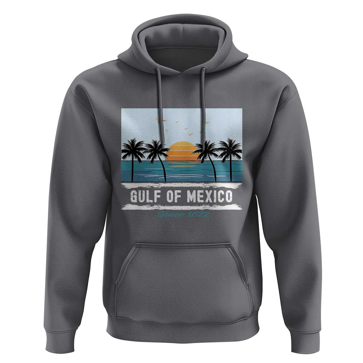 Gulf of Mexico Hoodie Retro Beach Vibes