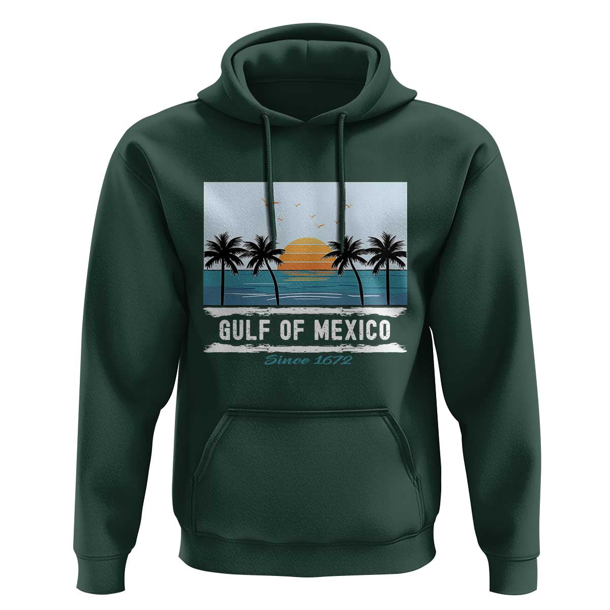 Gulf of Mexico Hoodie Retro Beach Vibes