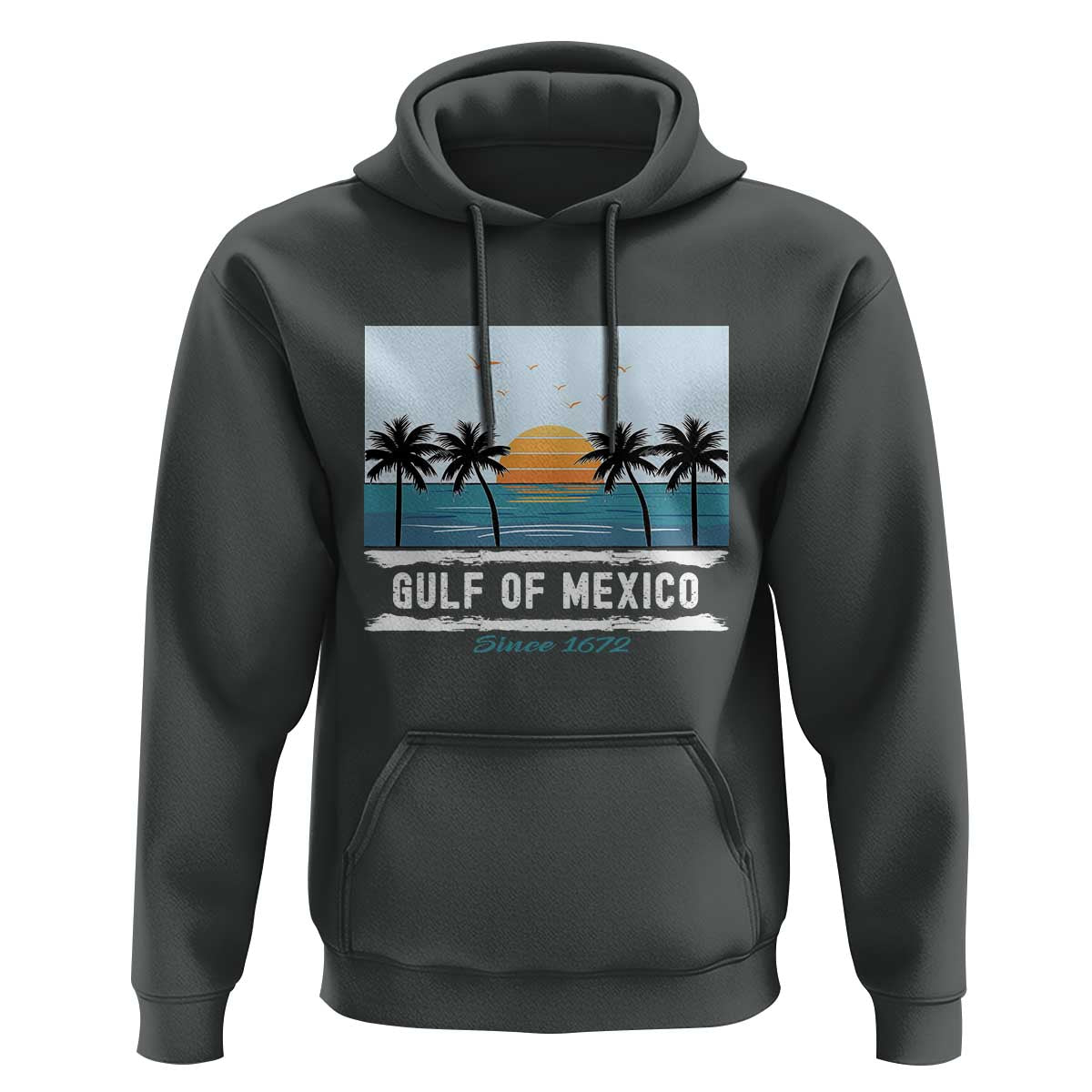 Gulf of Mexico Hoodie Retro Beach Vibes