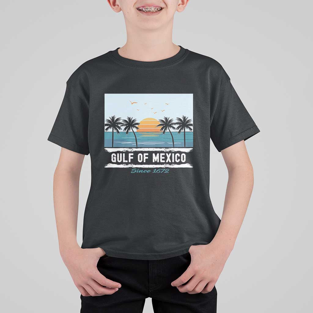 Gulf of Mexico T Shirt For Kid Retro Beach Vibes