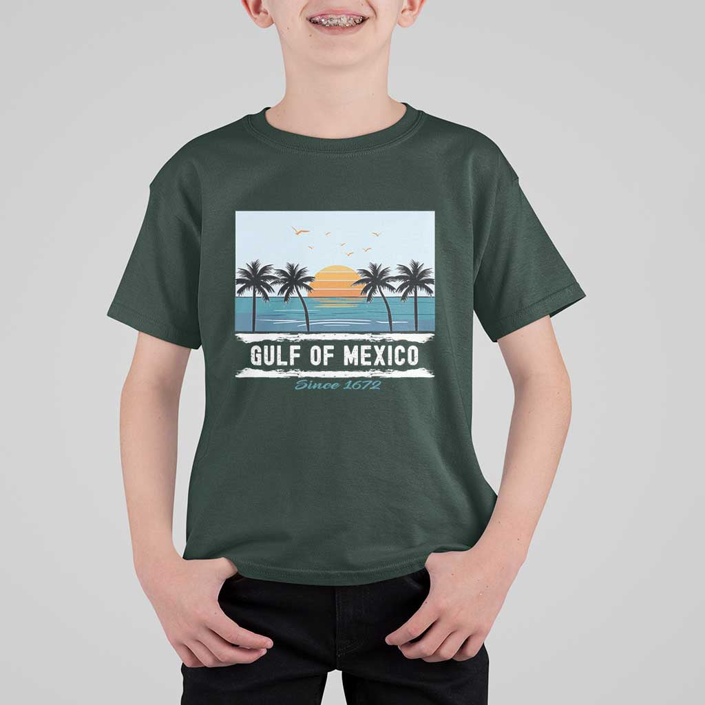 Gulf of Mexico T Shirt For Kid Retro Beach Vibes
