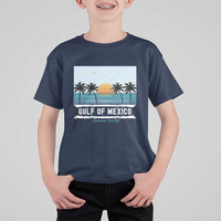 Gulf of Mexico T Shirt For Kid Retro Beach Vibes