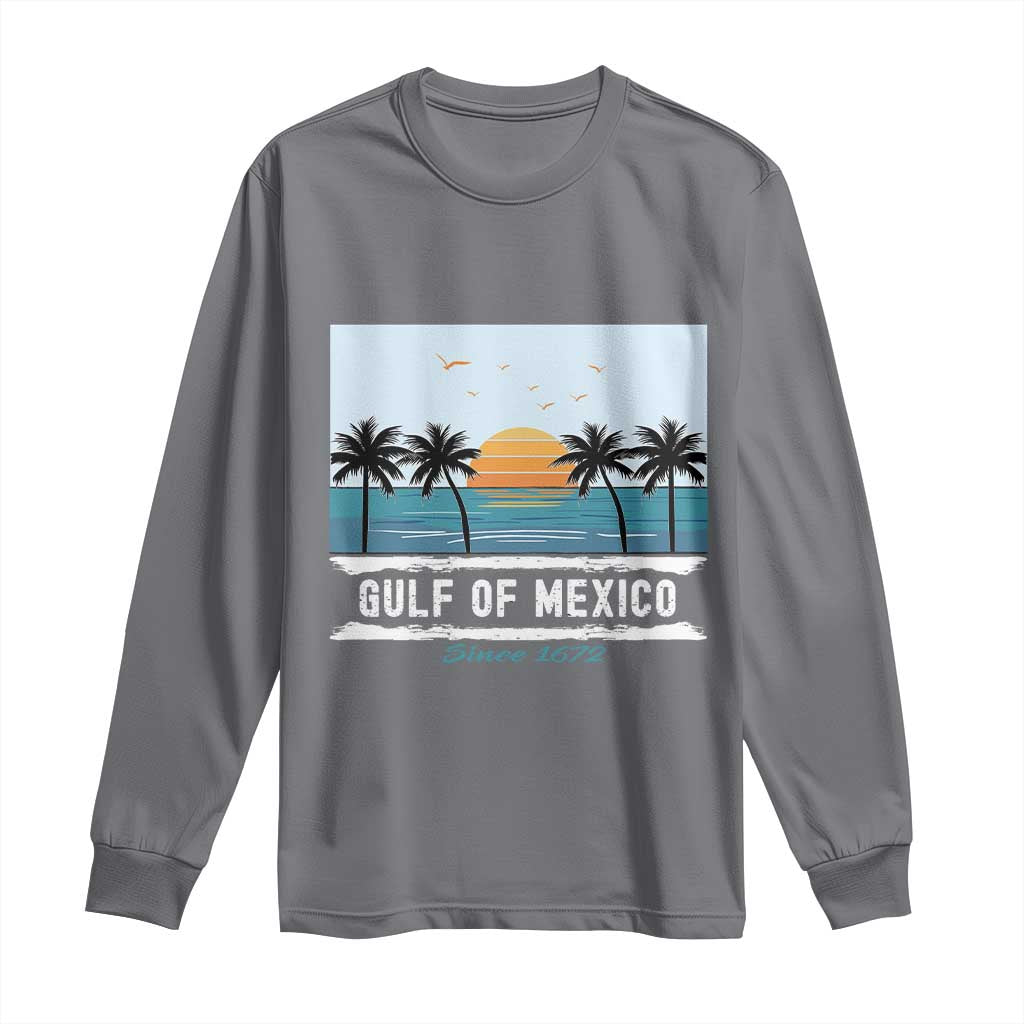 Gulf of Mexico Long Sleeve Shirt Retro Beach Vibes