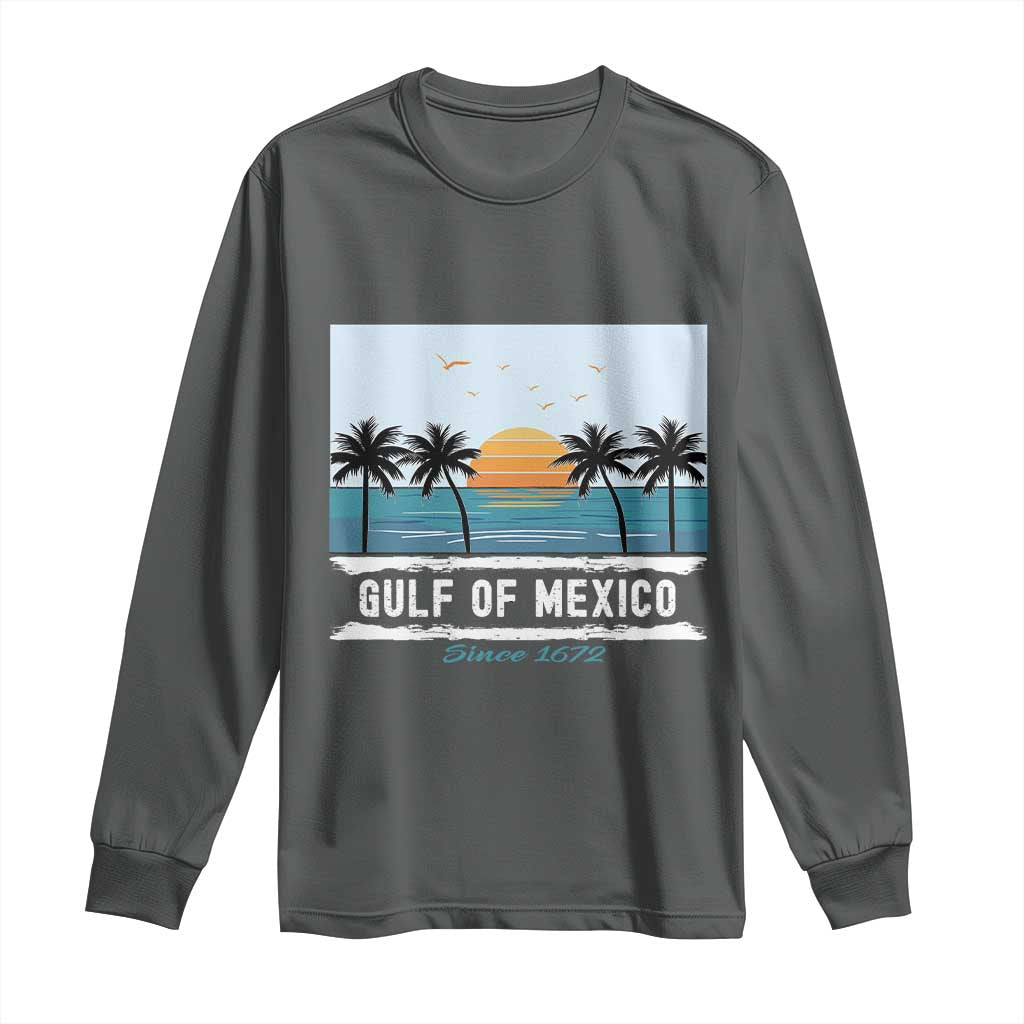 Gulf of Mexico Long Sleeve Shirt Retro Beach Vibes