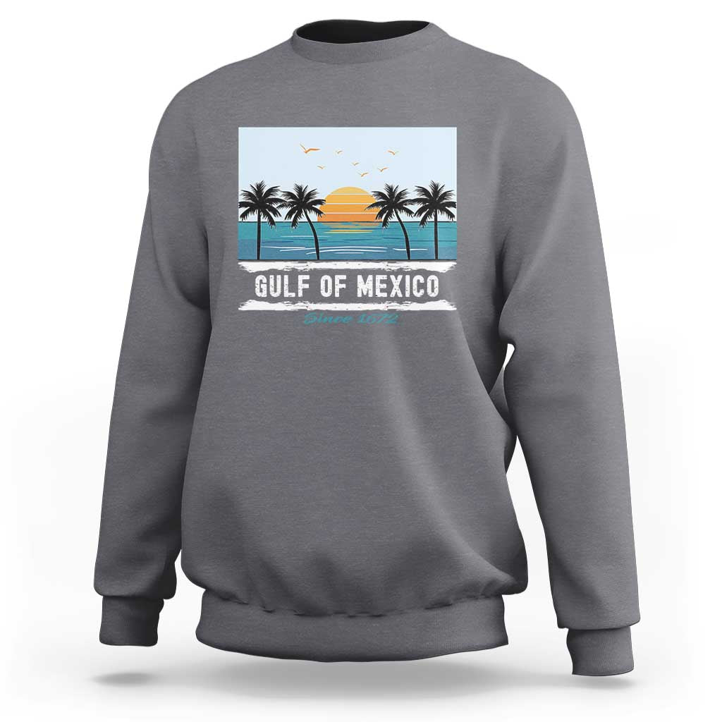 Gulf of Mexico Sweatshirt Retro Beach Vibes