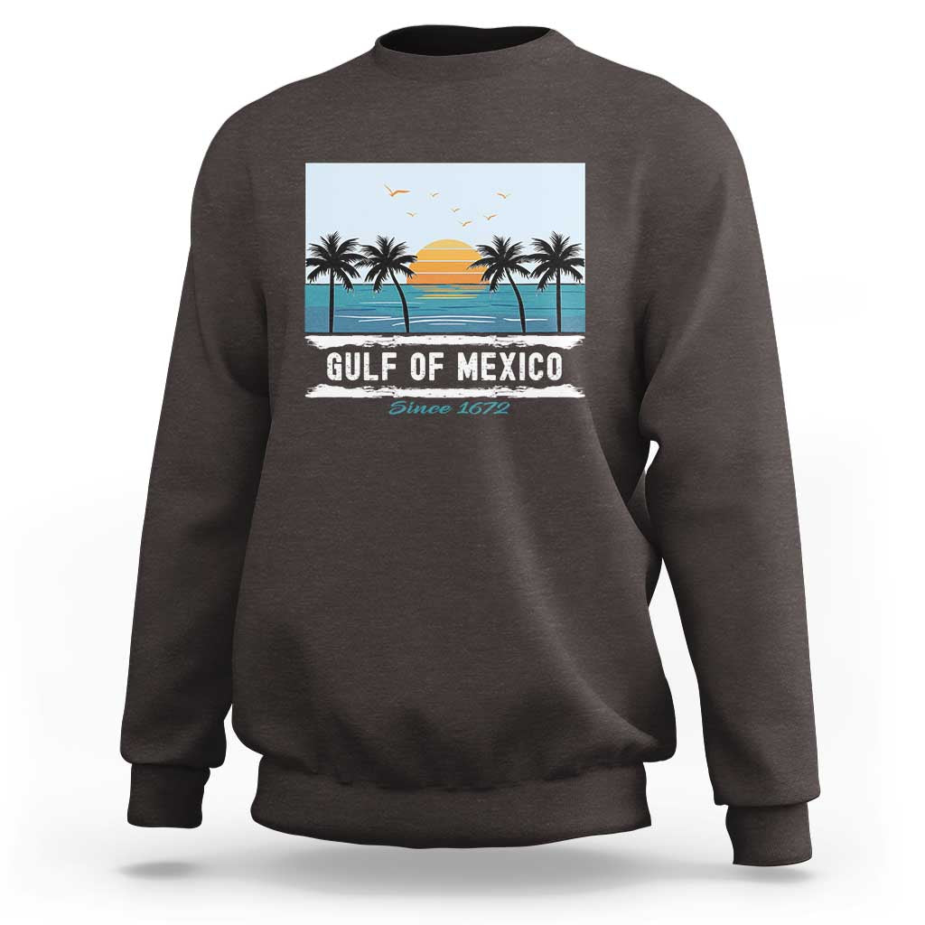 Gulf of Mexico Sweatshirt Retro Beach Vibes