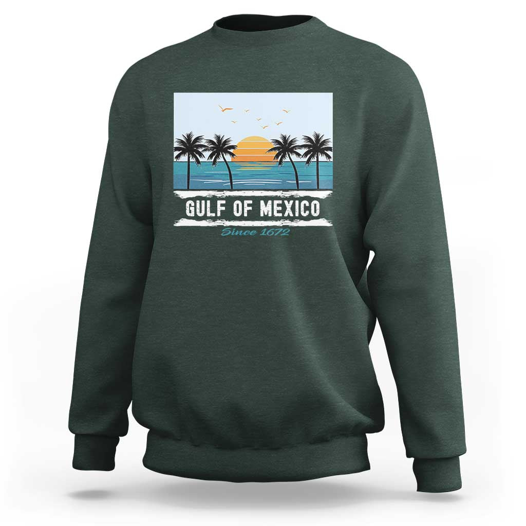 Gulf of Mexico Sweatshirt Retro Beach Vibes