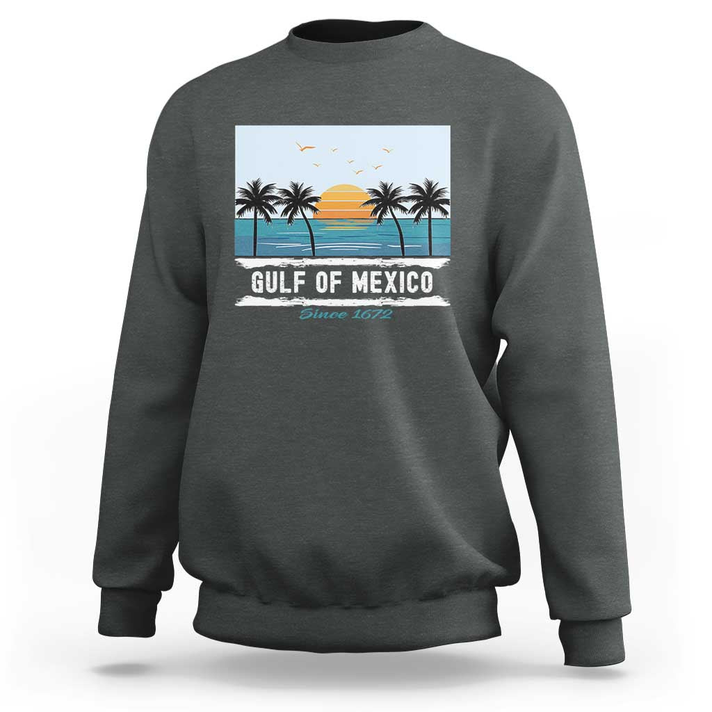 Gulf of Mexico Sweatshirt Retro Beach Vibes