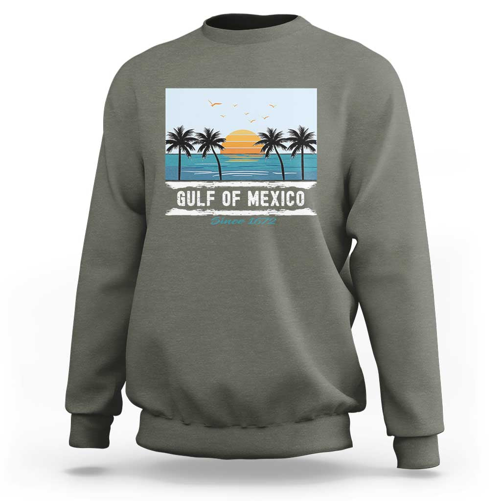 Gulf of Mexico Sweatshirt Retro Beach Vibes