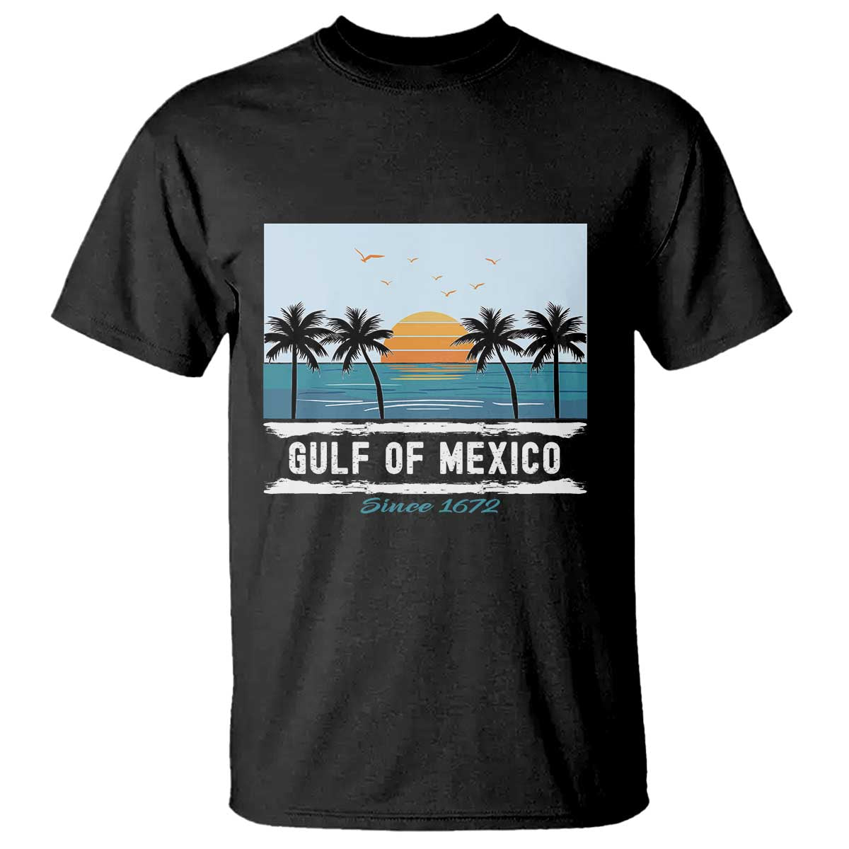 Gulf of Mexico T Shirt Retro Beach Vibes