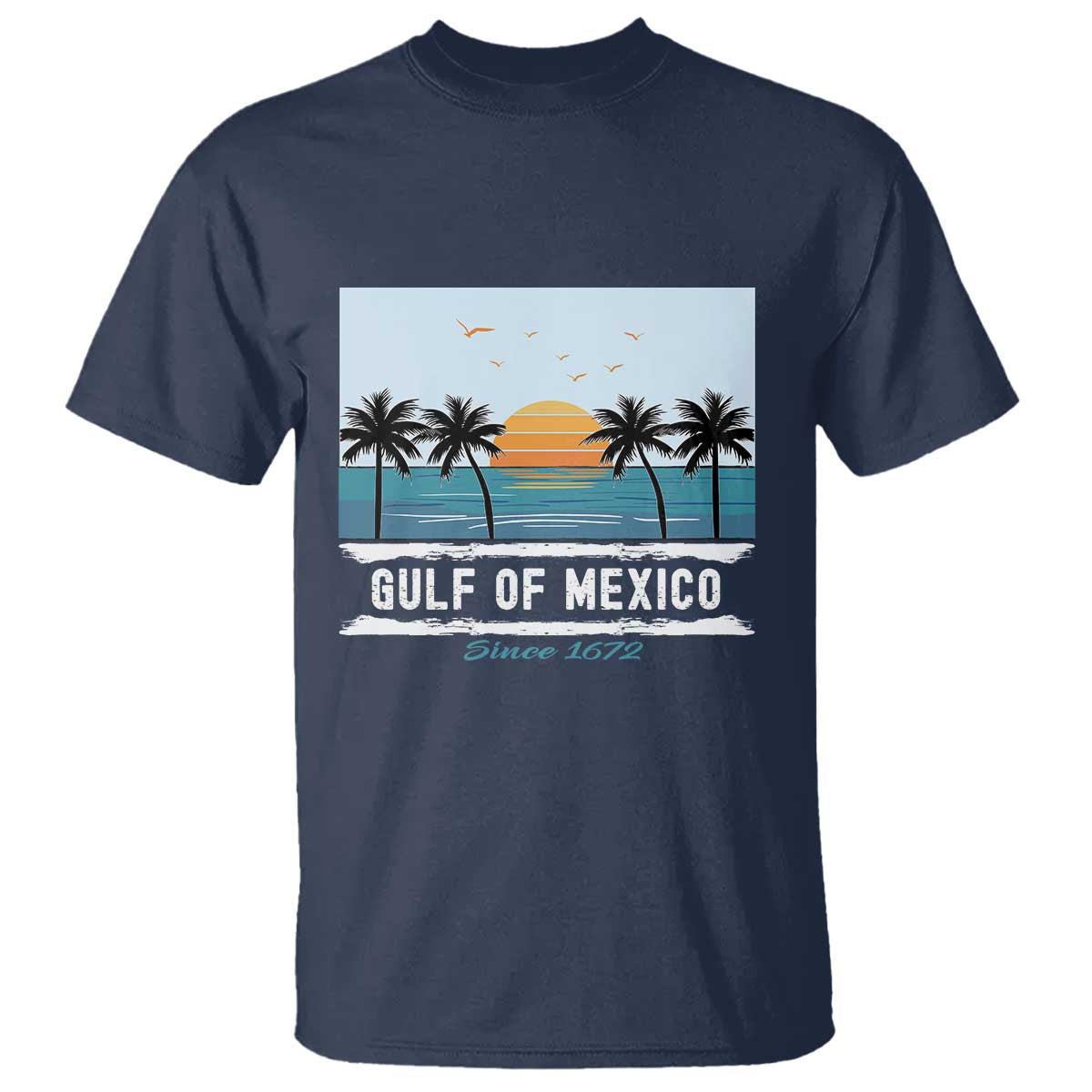Gulf of Mexico T Shirt Retro Beach Vibes