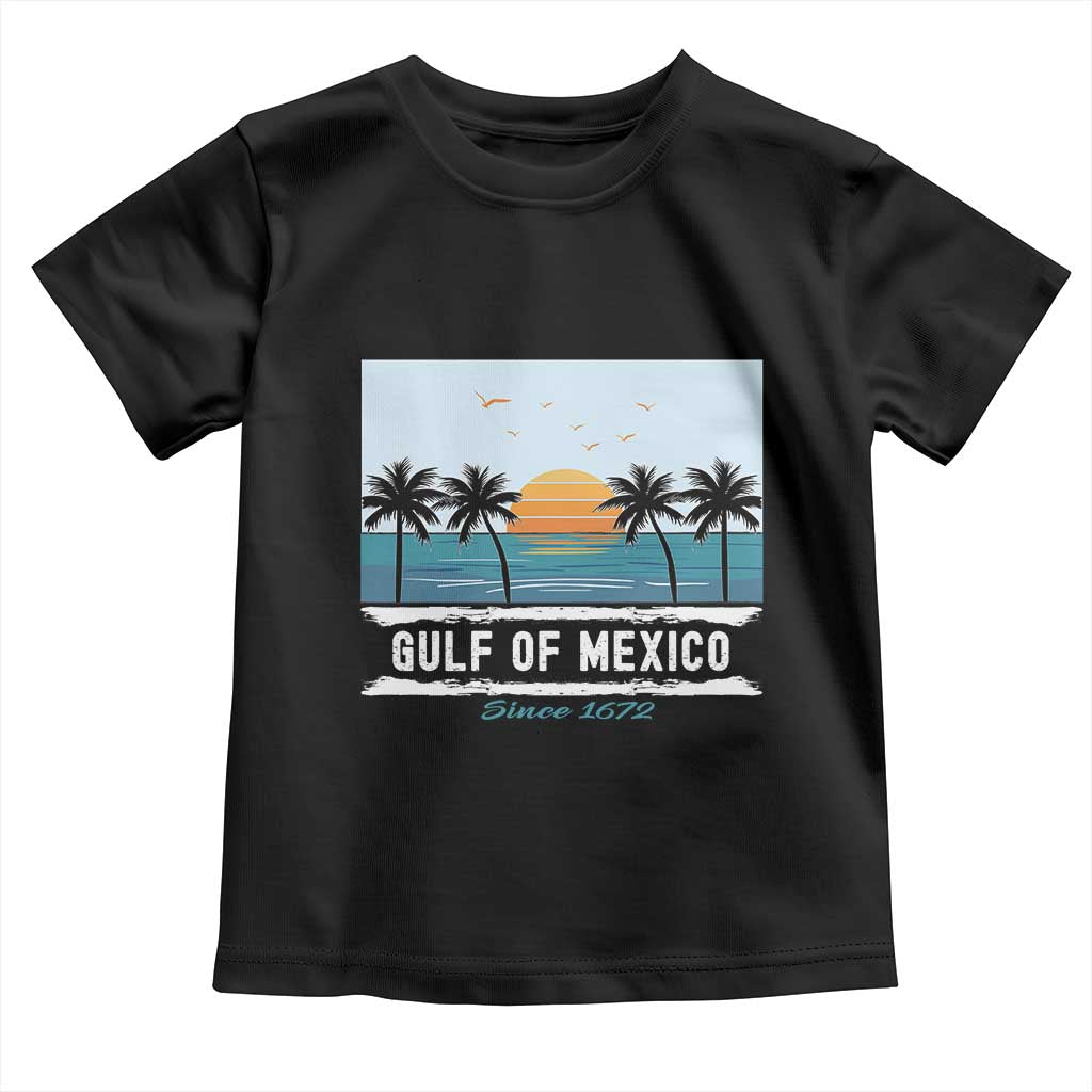 Gulf of Mexico Toddler T Shirt Retro Beach Vibes