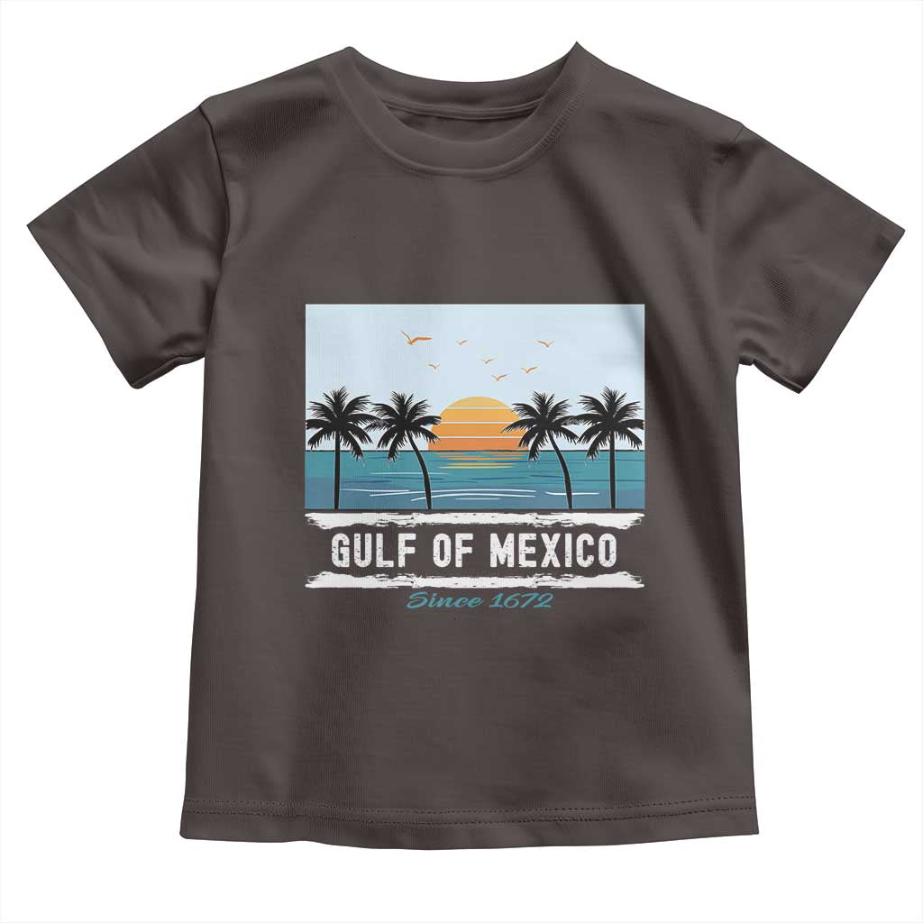 Gulf of Mexico Toddler T Shirt Retro Beach Vibes