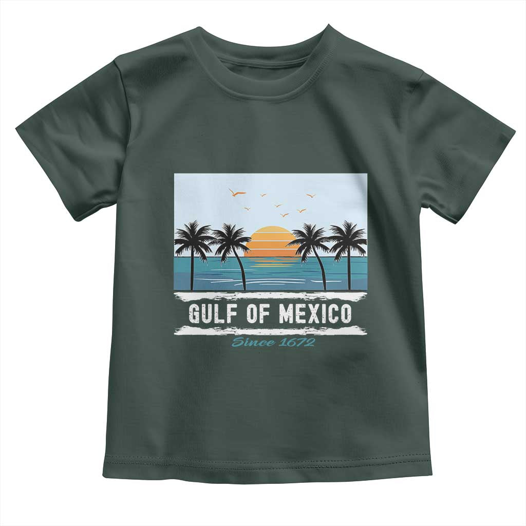 Gulf of Mexico Toddler T Shirt Retro Beach Vibes
