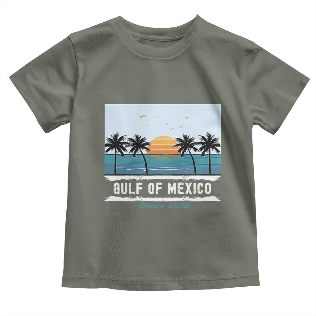 Gulf of Mexico Toddler T Shirt Retro Beach Vibes