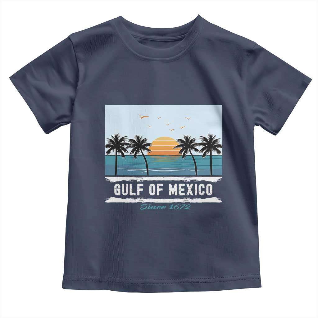 Gulf of Mexico Toddler T Shirt Retro Beach Vibes