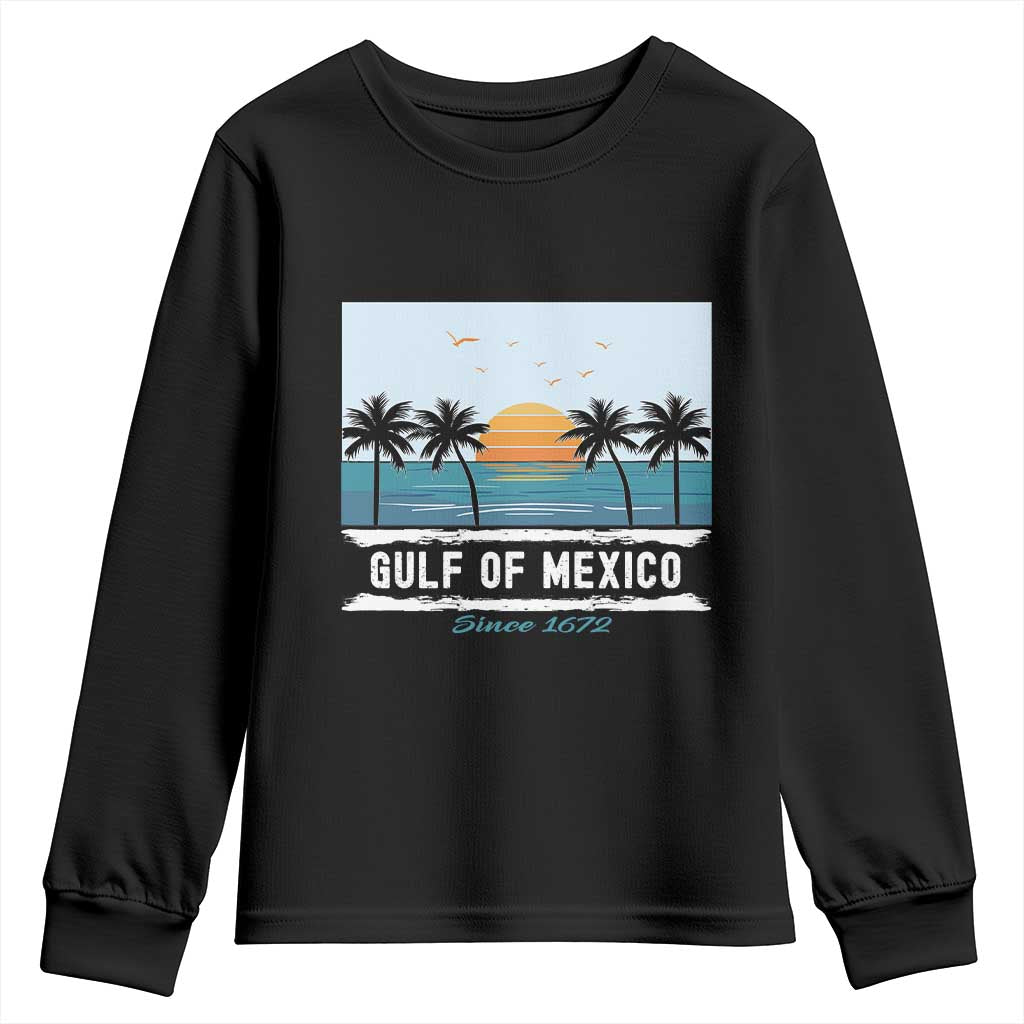 Gulf of Mexico Youth Sweatshirt Retro Beach Vibes