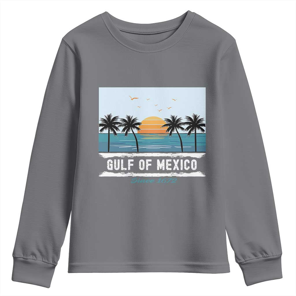 Gulf of Mexico Youth Sweatshirt Retro Beach Vibes