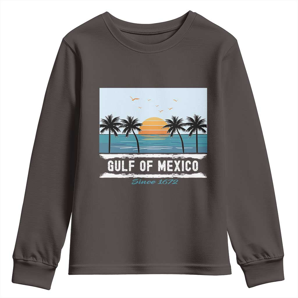 Gulf of Mexico Youth Sweatshirt Retro Beach Vibes