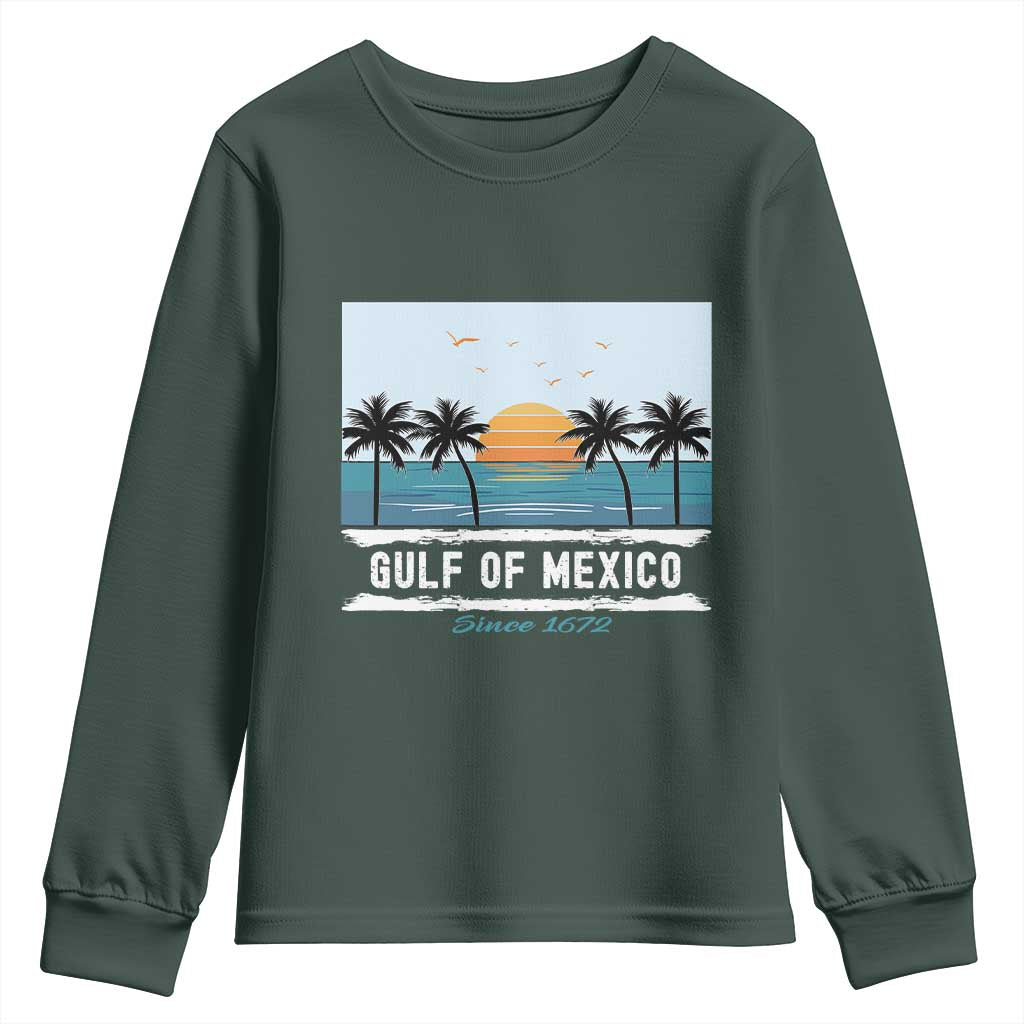 Gulf of Mexico Youth Sweatshirt Retro Beach Vibes