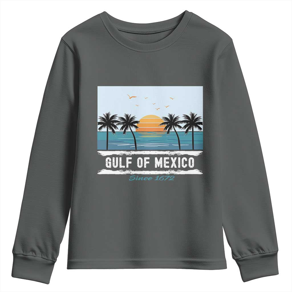 Gulf of Mexico Youth Sweatshirt Retro Beach Vibes