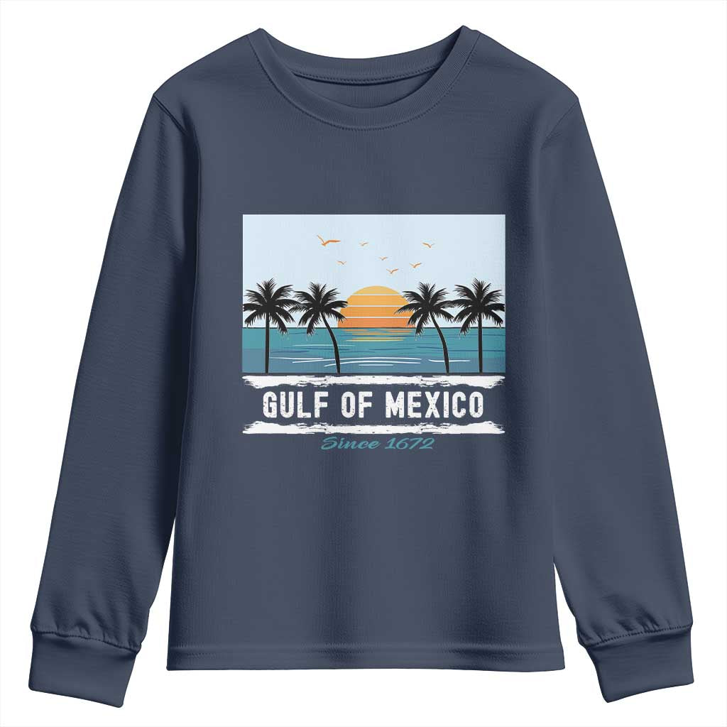 Gulf of Mexico Youth Sweatshirt Retro Beach Vibes