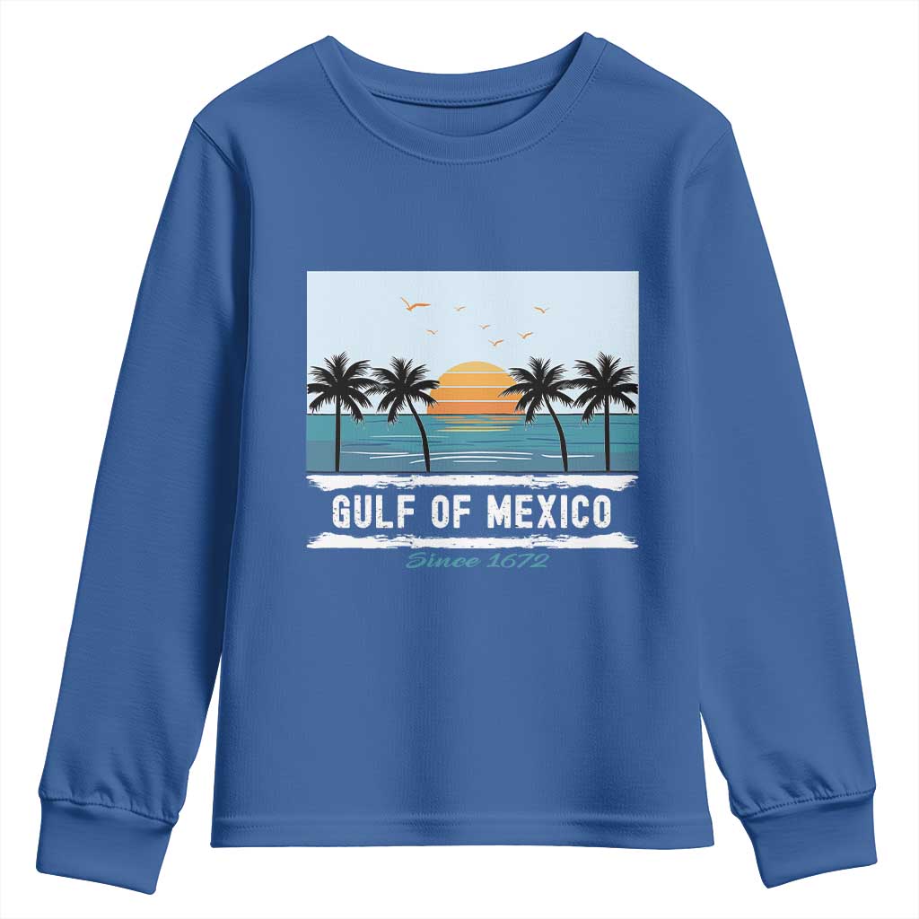 Gulf of Mexico Youth Sweatshirt Retro Beach Vibes