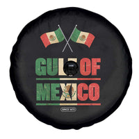 Gulf of Mexico Since 1672 Spare Tire Cover Mexican Flag