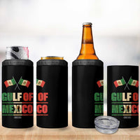 Gulf of Mexico Since 1672 4 in 1 Can Cooler Tumbler Mexican Flag