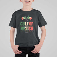 Gulf of Mexico Since 1672 T Shirt For Kid Mexican Flag