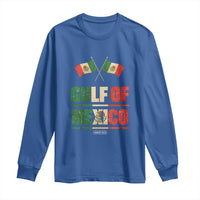 Gulf of Mexico Since 1672 Long Sleeve Shirt Mexican Flag